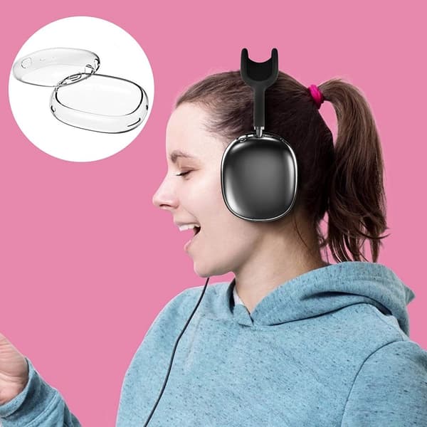INF Suojakuori kuulokkeille 1 pari LäpinäkyväAirPods Max
