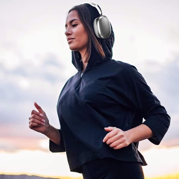 INF Suojakuori kuulokkeille 1 pari LäpinäkyväAirPods Max