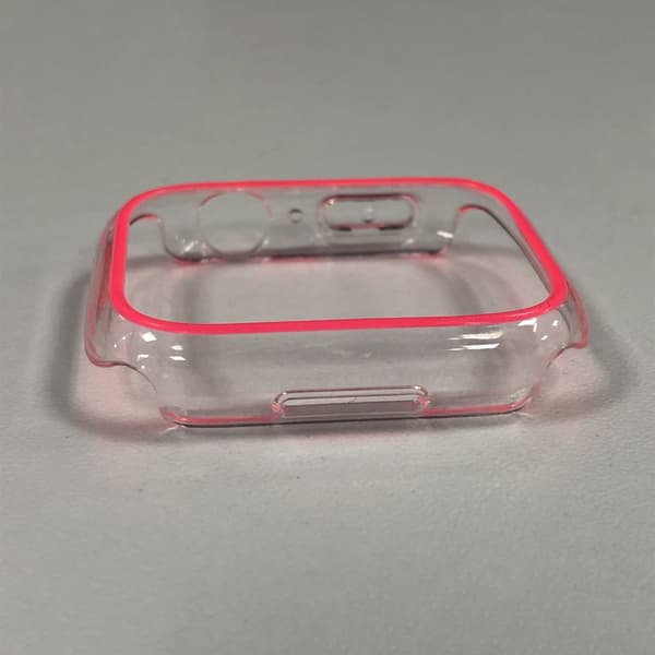INF Suojarunkokotelo valaiseva PC VaaleanpunainenApple Watch Series 7/8