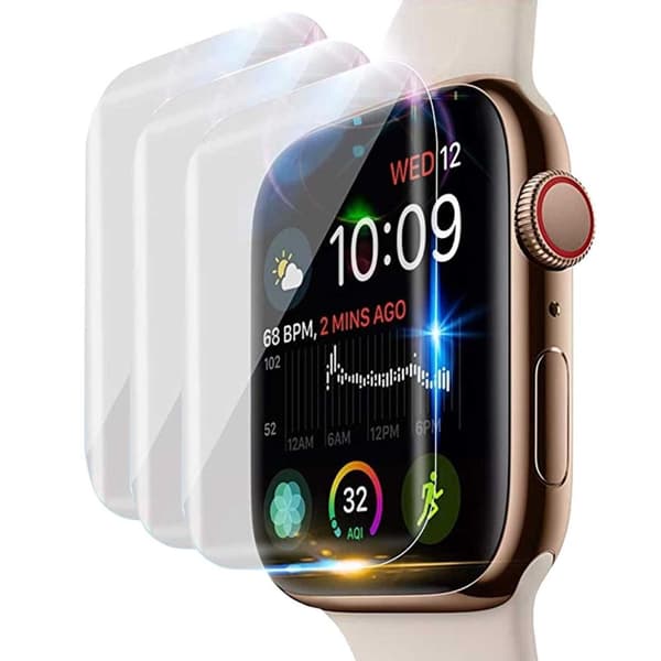 3-pack Apple Watch 7/8 45mm Skärmskydd Heltäckande
