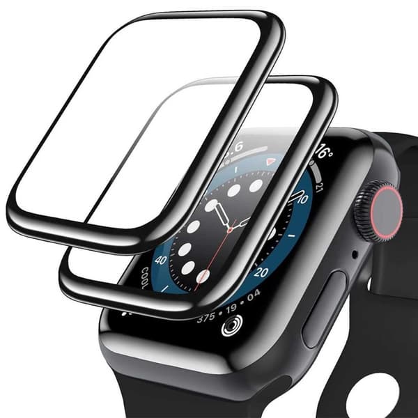 Apple Watch 7/8 45mm Skärmskydd [2-Pack] 3D Curve Displayskydd