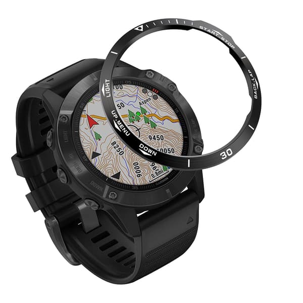 INF Klockram i Rostfritt Stål Garmin Fenix 6