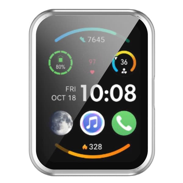 INF Beskyttelsesveske til Huawei Watch Fit New/OPPO Watch GjennomsiktigHuawei Watch Fit/Huawei Watch Fit New/OPPO Watch Free
