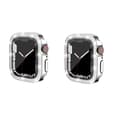 Miniatyrbild 2 av 2: INF 2-pack fodral med skärmskydd för Apple Watch iWatch 3 silver