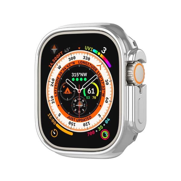 INF Suojakotelo TPU varten Apple Watch Ultra 49 mm Hopea 49 mm