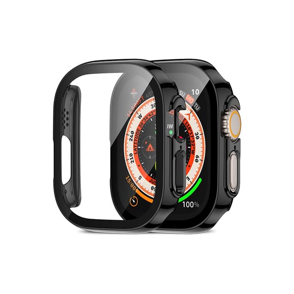 INF Klockfodral med skärmskydd för Apple Watch 9 och Ultra 2 4.9 cm