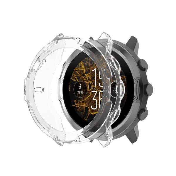 TPU beskyttende etui til Suunto 7 smartwatch Gennemsigtig