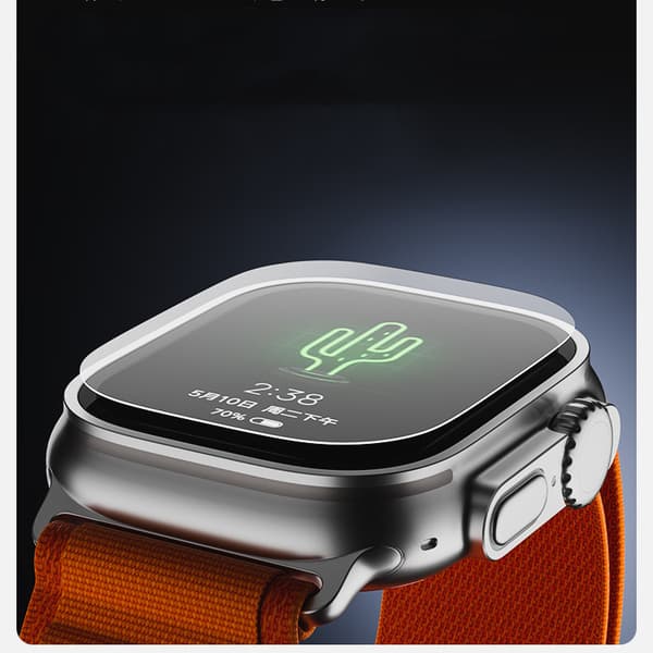 INF Ultratynn skjermbeskytter i herdet glass for Apple Watch 2-pak Apple Watch Ultra1