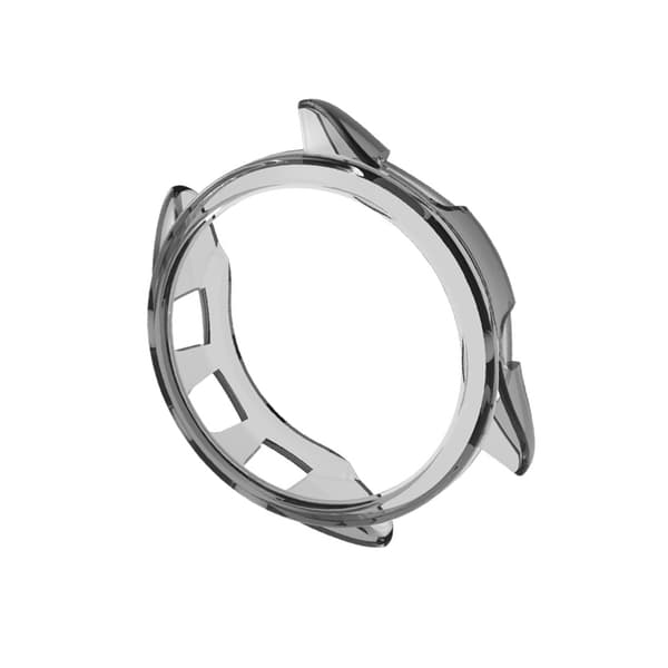 INF TPU-klokkebeskyttelsesveske for Garmin Forerunner 165 Gjennomsiktig+svart