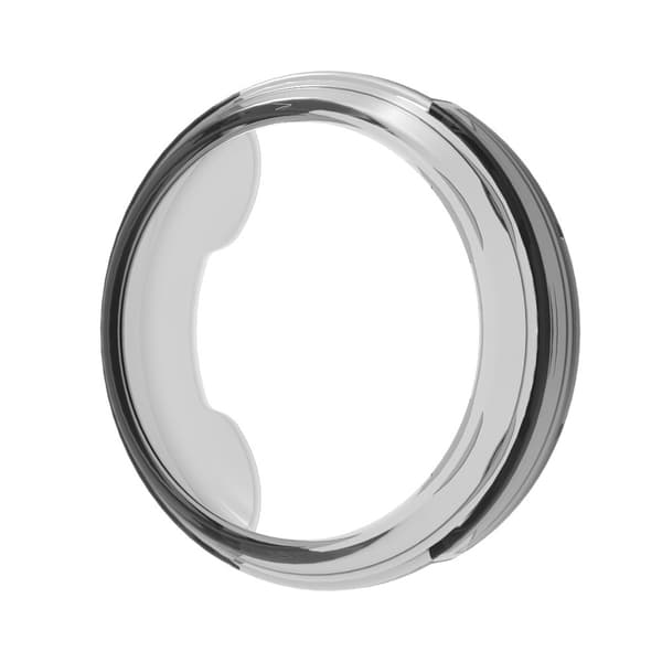 INF TPU Half Cover Watch Skyddsfodral för Garmin Lily2 Smartwatch Transparent+svart