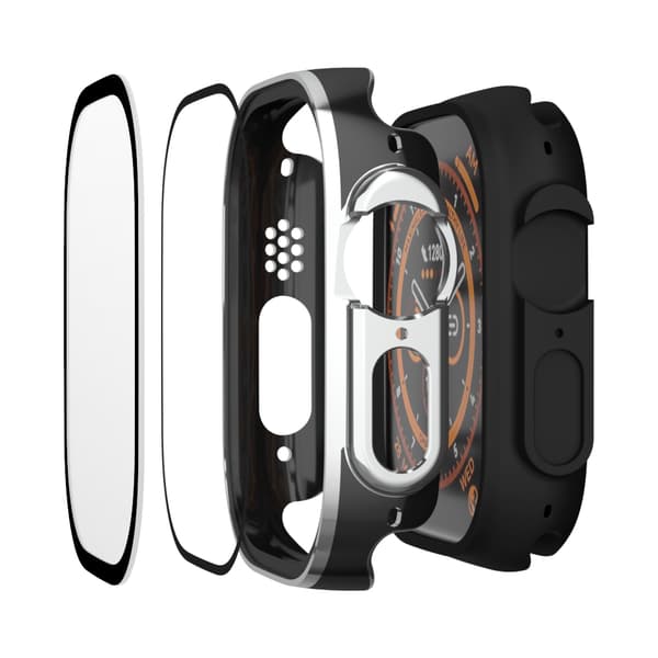 Cover+Screen Protector Film för Apple Watch 9/8/7 45mm