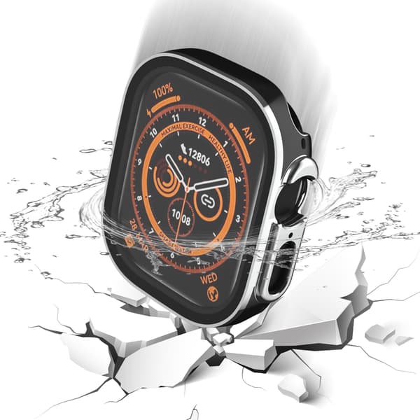 INF Apple Watch Vattentätt integrerat fodral för Apple Watch 7/8/9/SE2, 41 mm