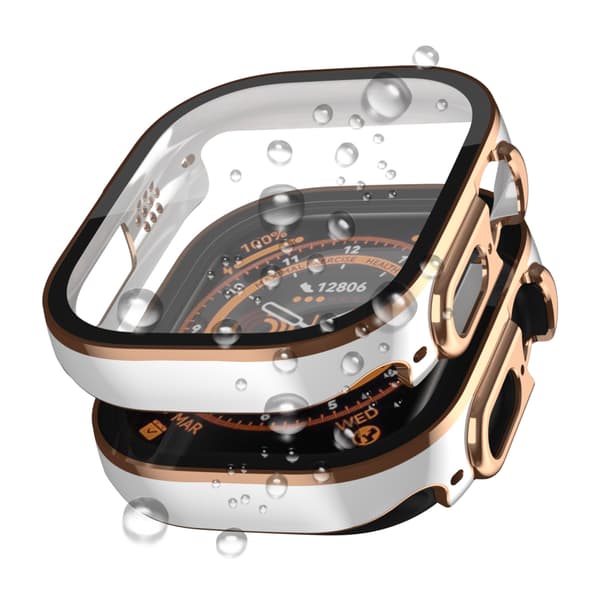 INF Dobbeltfarvet vandtæt galvaniseret etui til Apple Watch 44 mm