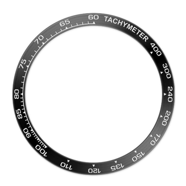 INF Runko - musta ja valkoiset merkit Samsung Gear S2 Classicille