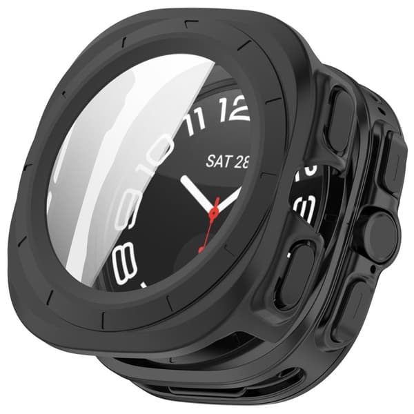 INF Samsung Watch Ultra 47mm urkasse med integreret skærmbeskytter Sort