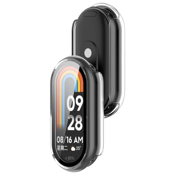 INF Xiaomi Mi Band 9/9 NFC-fodral med skärmskydd i härdat glas
