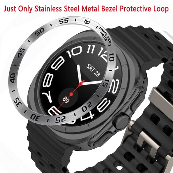 INF Rustfritt stål bezelring for Samsung Galaxy Watch Ultra 0