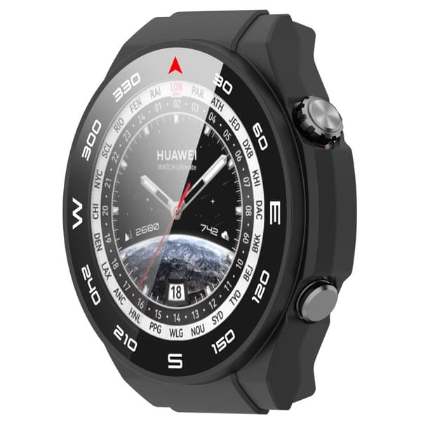 INF Suojakotelo Huawei Watch Ultimatelle - Integroitu kuori ja kotelo hopeaa