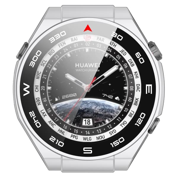 INF Suojakotelo Huawei Watch Ultimatelle - Integroitu kuori ja kotelo hopeaa
