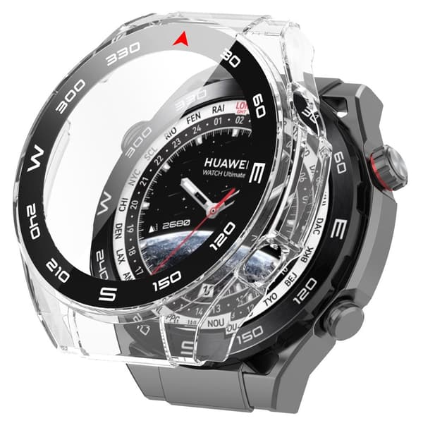 INF Suojakotelo Huawei Watch Ultimatelle - Integroitu kuori ja kotelo hopeaa