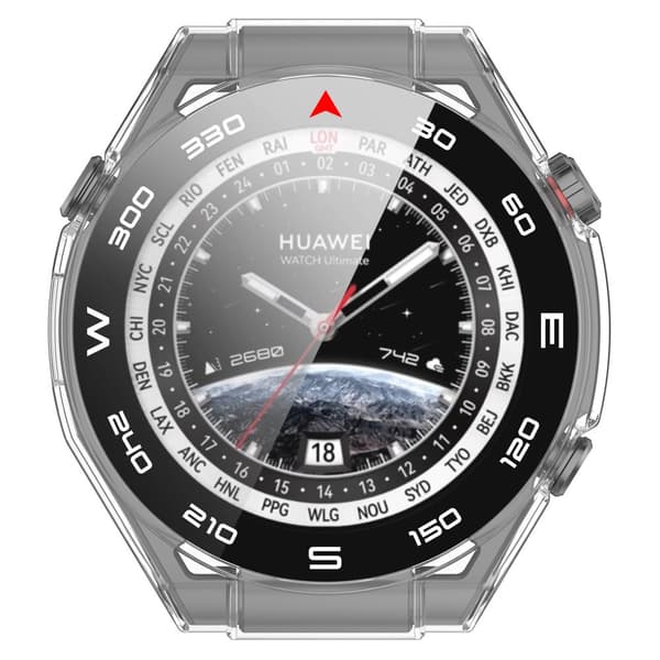 INF Suojakotelo Huawei Watch Ultimatelle - Integroitu kuori ja kotelo hopeaa