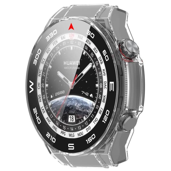 INF Suojakotelo Huawei Watch Ultimatelle - Integroitu kuori ja kotelo hopeaa