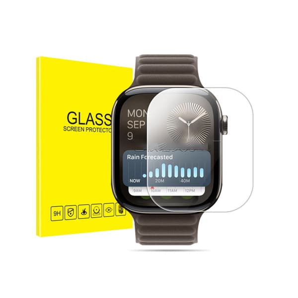 INF Apple Watch Series 10 3D buet fuld limfilm (2 pakke)