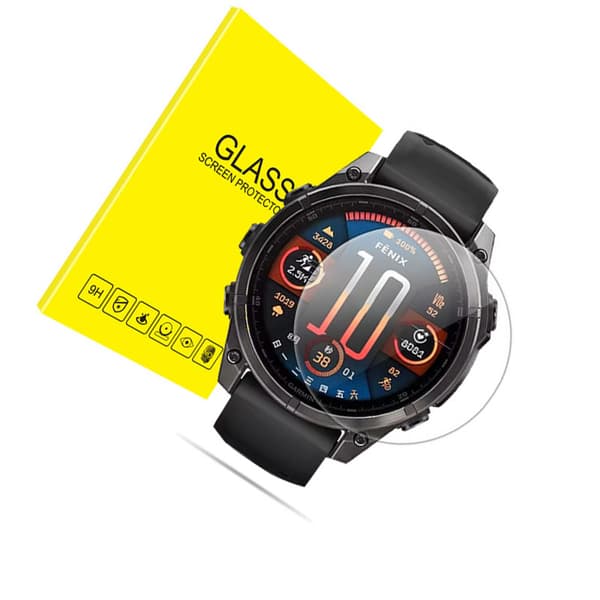 INF Garmin Fenix skjermbeskytter i høy aluminium herdet glass (2-pack) Garmin Fenix 8 47mm