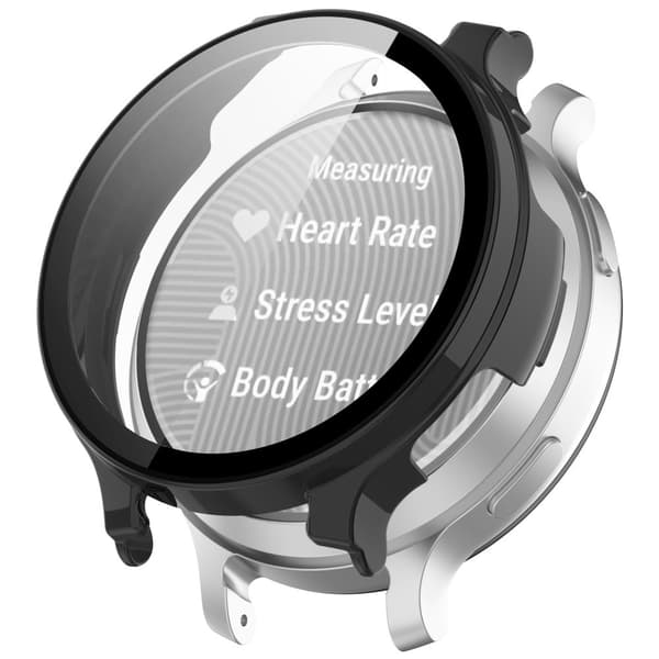 INF Beskyttelsesdeksel til Garmin Lily 2 Active med skjermbeskytter i herdet glass Sort