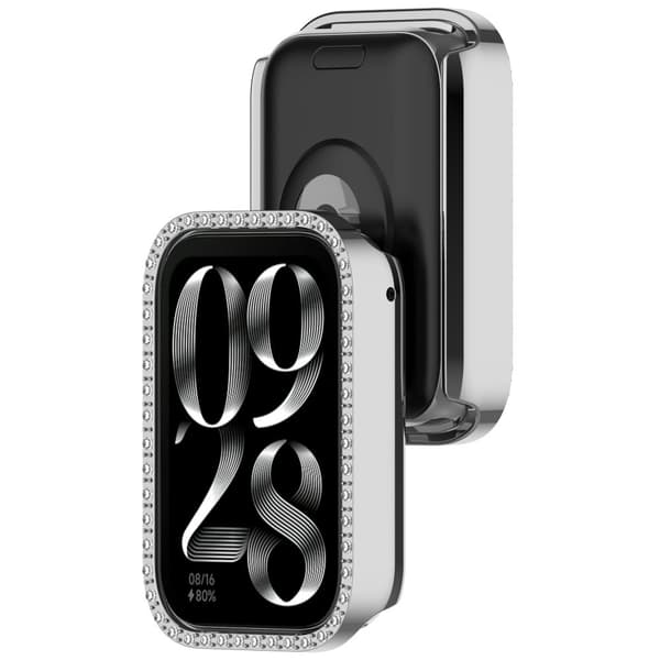 INF Xiaomi Mi Band 9 Pro-etui med diamanter, PC-beskyttelsescover