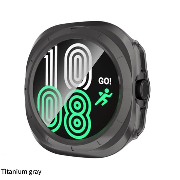 INF 2-i-1 Skærmbeskyttelse til Samsung Watch 7 Ultra Titanium grå