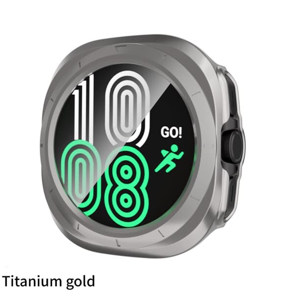 INF 2-i-1 Skærmbeskyttelse til Samsung Watch 7 Ultra titanium guld