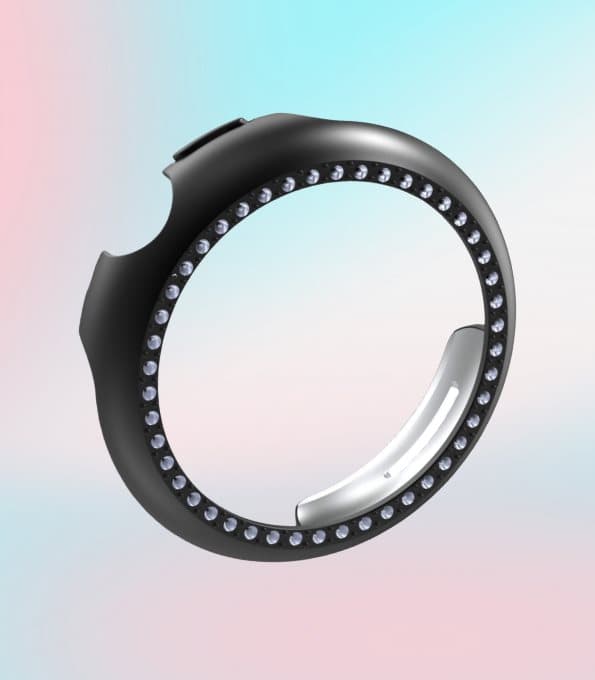 INF Google Pixel Watch 3 -kotelo, PC ja tekojalokivisuojakuori