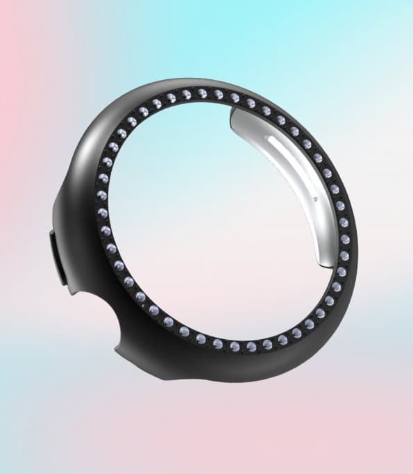 INF Google Pixel Watch 3 -kotelo, PC ja tekojalokivisuojakuori