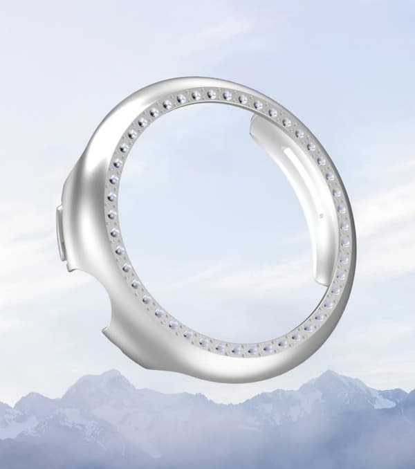 INF Google Pixel Watch 3-fodral, PC & Rhinestone-skyddsfodral