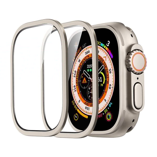 Suojaussarja Apple Watch Ultra ESR 49mm (kotelo+lasi) (titaani)