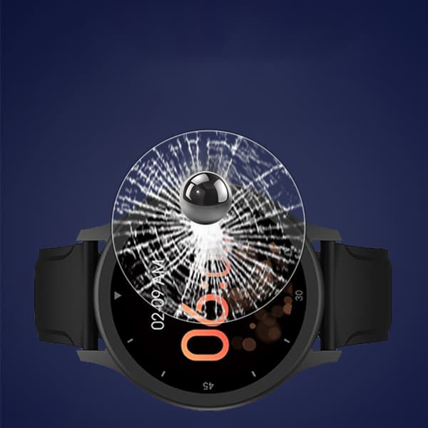 INF TicWatch GTK skärmskydd [2-pack] - Härdat glas med rundade kanter