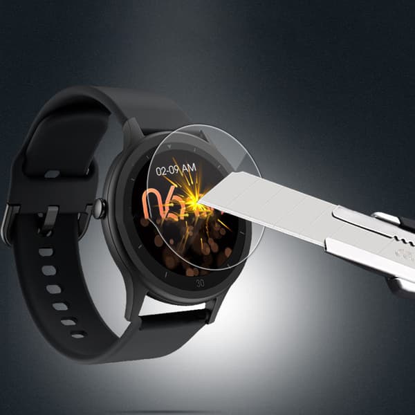 INF TicWatch GTK skärmskydd [2-pack] - Härdat glas med rundade kanter