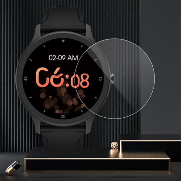 INF TicWatch GTK skärmskydd [2-pack] - Härdat glas med rundade kanter