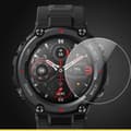 Miniatyrbild 3 av 4: INF Amazfit T-Rex Pro skärmskydd, 2-pack HD härdat glas