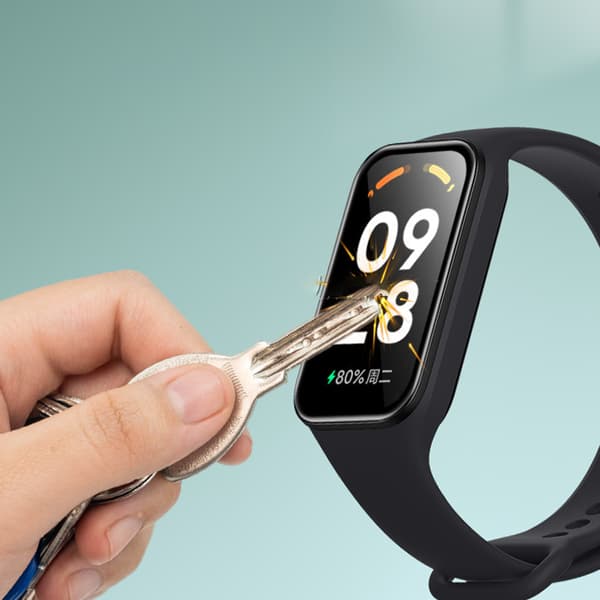 INF 3D buet myk skjermbeskytter for Redmi Smart Band 2 - Svart (2-pakning)
