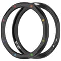Miniatyrbild 4 av 4: Svart regnbågsfärgad ring för Xiaomi Mi Watch S4/S3 - Rostfritt stål med skärmskydd i härdat glas