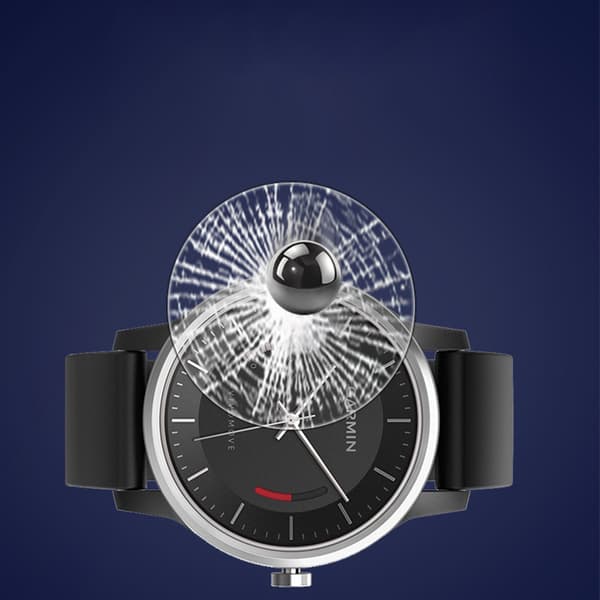 Skjermbeskytter til Garmin vivomove - 2-pakning - Herdet glass