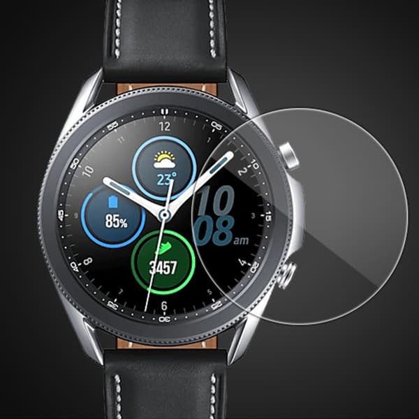 INF Kristallinkirkas näönsuoja Samsung Watch 3 45 mm:n kellolle - 2 kpl