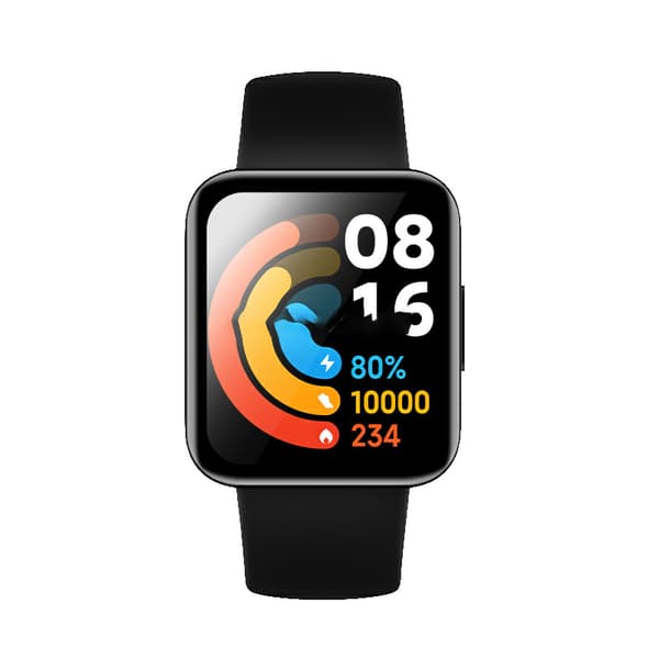 INF 3D-böjd skärmskydd i mjuk film för Redmi Watch 2 Lite - Svart (2-pack)