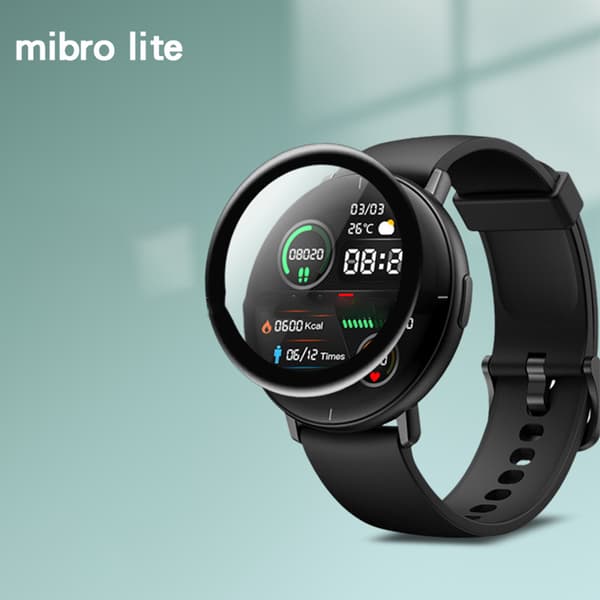 INF 3D-böjt skärmskydd för Mibro Lite Smartwatch (2-pack)