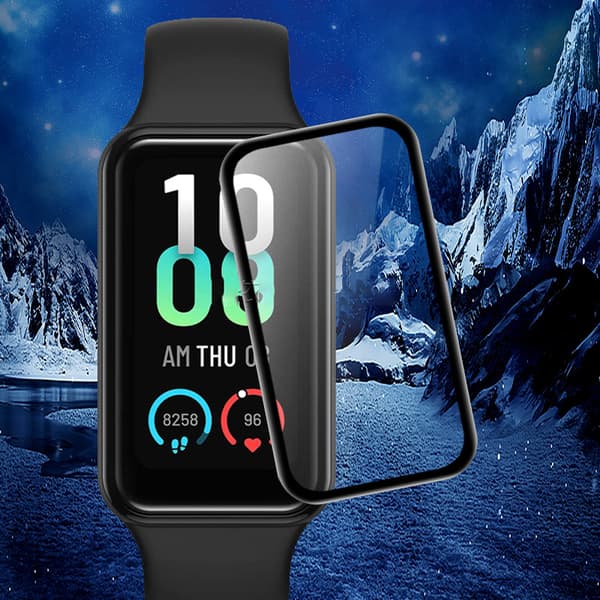 INF 3D-buet myk skjermbeskytter for Amazfit Band 7 - 2-pakning