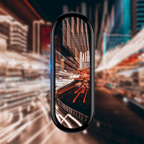 INF 3D-böjt skärmskydd för Xiaomi Mi Band 5 - 2-pack
