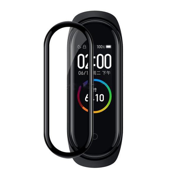 INF 3D-böjt skärmskydd för Xiaomi Mi Band 5 - 2-pack