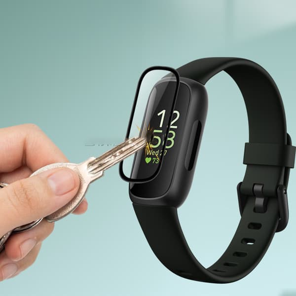 Fitbit Inspire 3 skärmskydd, 3D böjd mjuk film (2-pack)